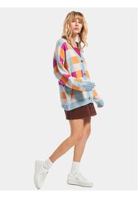 Roxy Kardigan Small Slow Chec Swtr ERJSW03578 Niebieski Regular Fit. Kolor: niebieski. Materiał: syntetyk #7