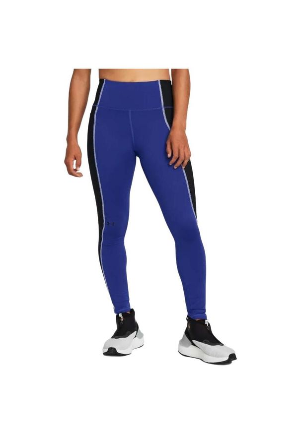 Under Armour - Legginsy damskie UNDER ARMOUR TRAIN COLD WEATHER LEG NOVELTY. Kolor: niebieski