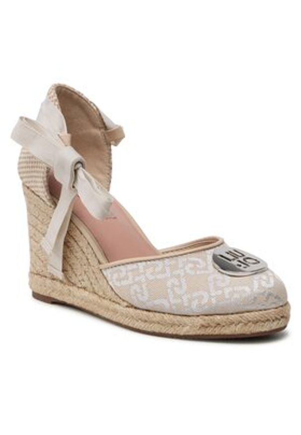 Liu Jo Espadryle Damita 04 SA3091 TX307 Beżowy. Kolor: beżowy. Materiał: materiał