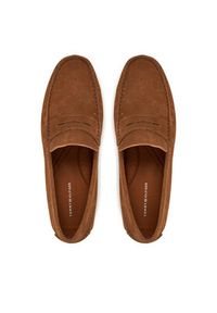 TOMMY HILFIGER - Tommy Hilfiger Mokasyny Casual Hilfiger Suede Driver FM0FM04998 Brązowy. Okazja: na co dzień. Kolor: brązowy. Materiał: zamsz, skóra. Styl: casual