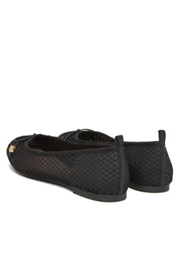 Love Moschino - LOVE MOSCHINO Baleriny JA11051G0MIQ0000 Czarny. Kolor: czarny. Materiał: materiał