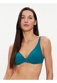 Chantelle Góra od bikini Celestial C12T10 Zielony. Kolor: zielony. Materiał: syntetyk