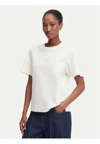 BOSS T-Shirt Elpha 50567045 Beżowy Regular Fit. Kolor: beżowy. Materiał: bawełna #1