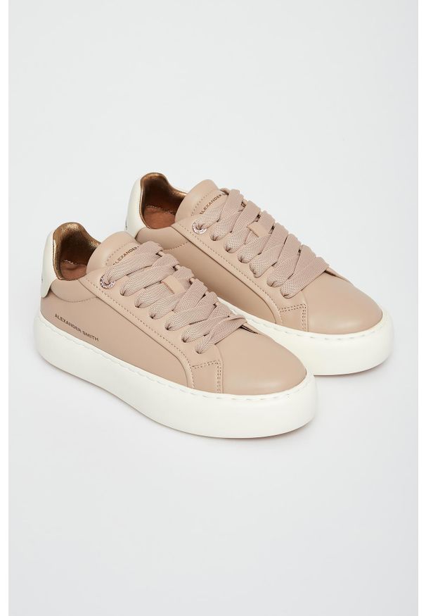 Alexander Smith - Sneakersy damskie skórzane ALEXSANDER SMITH. Materiał: skóra