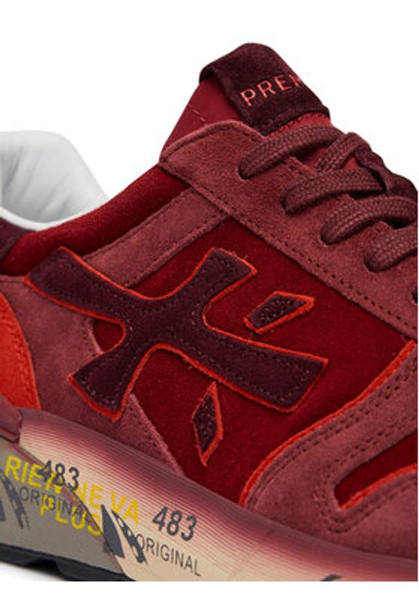 Premiata Sneakersy MICK VAR 7862 Czerwony. Kolor: czerwony. Materiał: zamsz, skóra