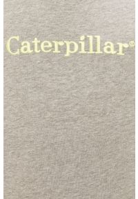 CATerpillar - Caterpillar - Bluza. Okazja: na co dzień. Kolor: szary. Długość rękawa: raglanowy rękaw. Wzór: aplikacja. Styl: casual #3