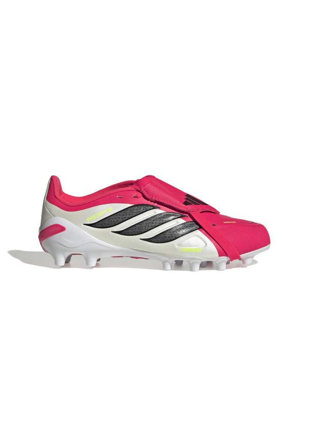 Adidas - Dziecięce buty piłkarskie adidas Predator League AG. Kolor: czerwony. Sport: piłka nożna