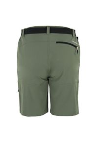 PEAK MOUNTAIN - Szorty z paskiem dla kobiet Peak Mountain. Kolor: zielony. Sport: turystyka piesza #2
