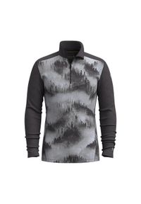 Bluza męska Smartwool Classic Thermal Merino Base Layer 1/4 Zip Boxed. Kolor: szary #1