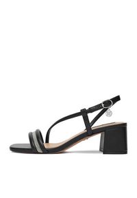 Nine West Sandały EO-LS505187-13 Czarny. Kolor: czarny. Materiał: materiał #3