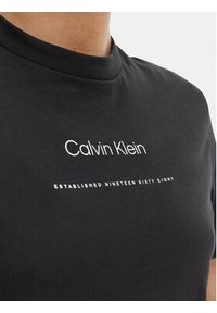 Calvin Klein Jeans T-Shirt Classic LV047C811G Czarny Regular Fit. Kolor: czarny. Materiał: bawełna #3