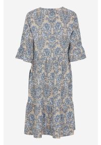 Soyaconcept - Wzorzysta sukienka z wiskozy Camusa. Materiał: wiskoza