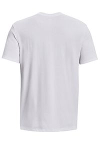 Under Armour T-Shirt Ua Logo Emb 1373997 Biały Relaxed Fit. Kolor: biały. Materiał: syntetyk, bawełna #3