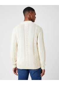 Wrangler - MĘSKI SWETER WRANGLER HEMP KNIT NATURAL ECRU W8C1QXC03