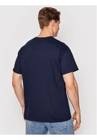 Thrasher T-Shirt Flame Granatowy Regular Fit. Kolor: niebieski. Materiał: bawełna #3