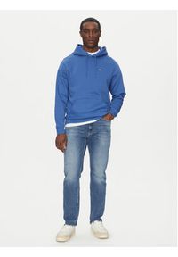 Tommy Jeans Bluza DM0DM20742 Niebieski Regular Fit. Kolor: niebieski. Materiał: bawełna