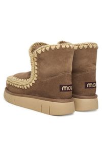 Mou Śniegowce MU.FW531002A Szary. Kolor: szary. Materiał: zamsz, skóra #6