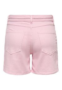 only - ONLY Szorty jeansowe Gianna 15370663 Różowy Regular Fit. Kolor: różowy. Materiał: bawełna #3