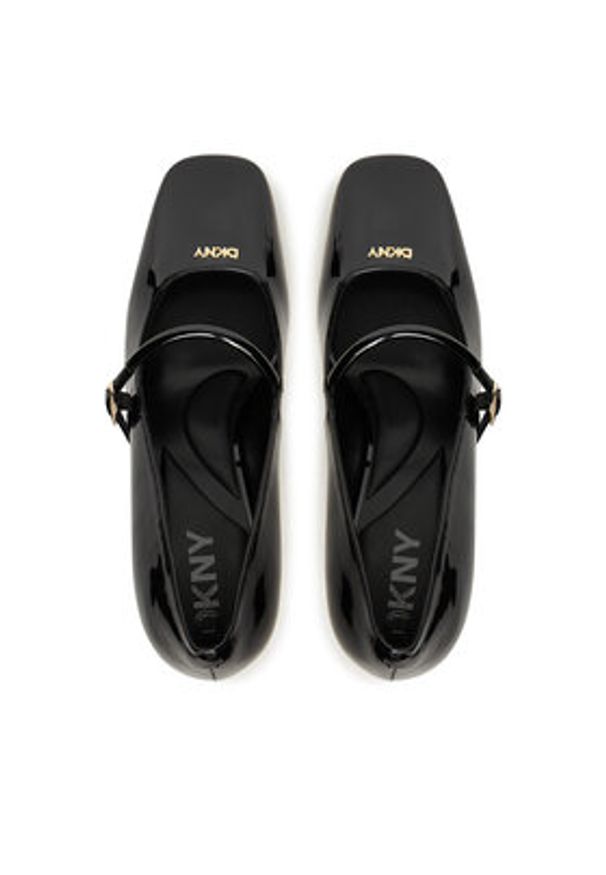 DKNY Czółenka Carley K3511584 Czarny. Kolor: czarny. Materiał: skóra