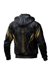 Bluza męska sportowa rozpinana z kapturem EXTREME HOBBY BLACK PANTHER. Typ kołnierza: kaptur. Kolor: czarny. Materiał: poliester