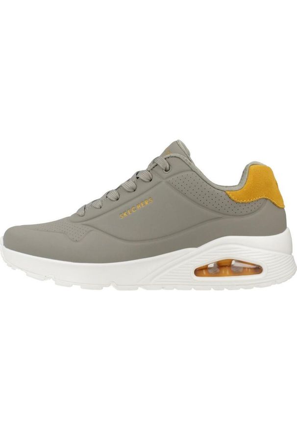 skechers - Buty Mężczyzna Skechers Uno szary. Kolor: szary