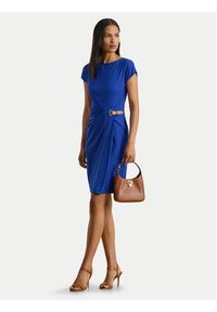 Lauren Ralph Lauren - LAUREN RALPH LAUREN Sukienka koktajlowa 200P03763002 Niebieski Slim Fit. Kolor: niebieski. Materiał: syntetyk. Styl: wizytowy #5