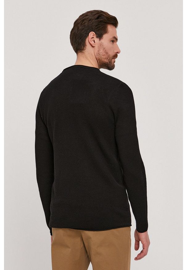 Selected - Sweter. Okazja: na co dzień. Kolor: czarny. Materiał: dzianina. Styl: casual
