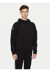 EA7 Emporio Armani Bluza 6DPM14 PJVTZ 1200 Czarny Regular Fit. Kolor: czarny. Materiał: bawełna #2