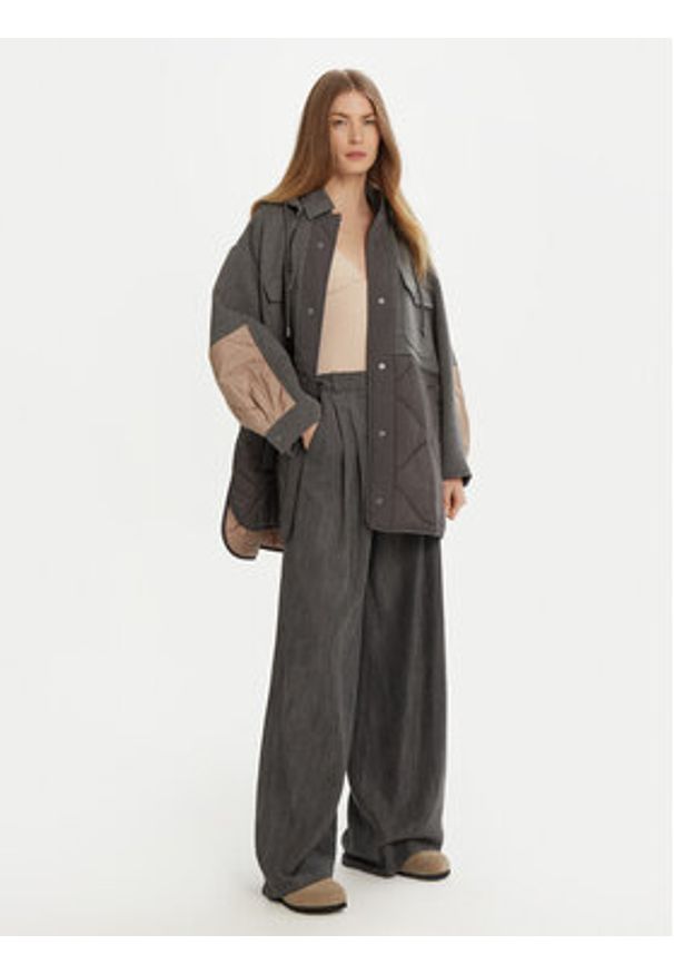 Weekend Max Mara Kurtka przejściowa Ossola 2515481011 Szary Relaxed Fit. Kolor: szary. Materiał: syntetyk, wełna