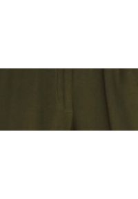 TOP SECRET - Spodnie tkaninowe z paskiem. Stan: podwyższony. Kolor: zielony. Materiał: tkanina. Sezon: lato #4