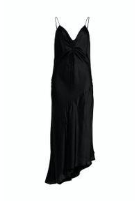 AllSaints sukienka kolor czarny midi prosta. Okazja: na co dzień. Kolor: czarny. Długość rękawa: na ramiączkach. Typ sukienki: proste. Styl: casual. Długość: midi #2