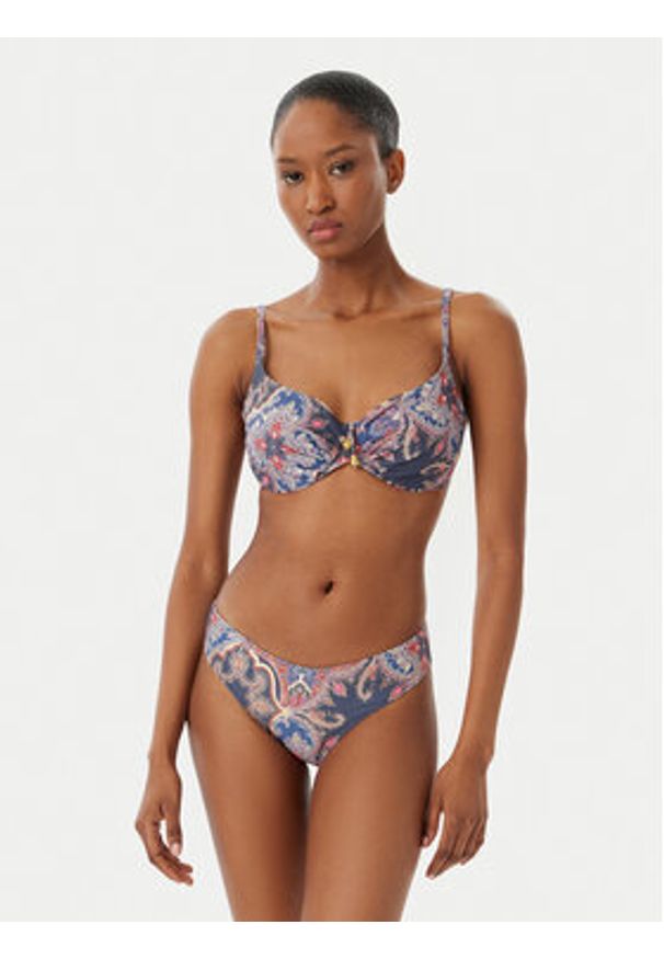 SELMARK - Selmark Góra od bikini BO911 Niebieski. Kolor: niebieski. Materiał: syntetyk