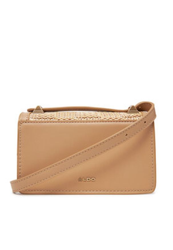 Aldo Torebka Zenithpursemini 13989722 Beżowy. Kolor: beżowy. Materiał: skórzane