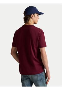 Polo Ralph Lauren T-Shirt 710981370007 Bordowy Classic Fit. Typ kołnierza: polo. Kolor: czerwony. Materiał: bawełna #4