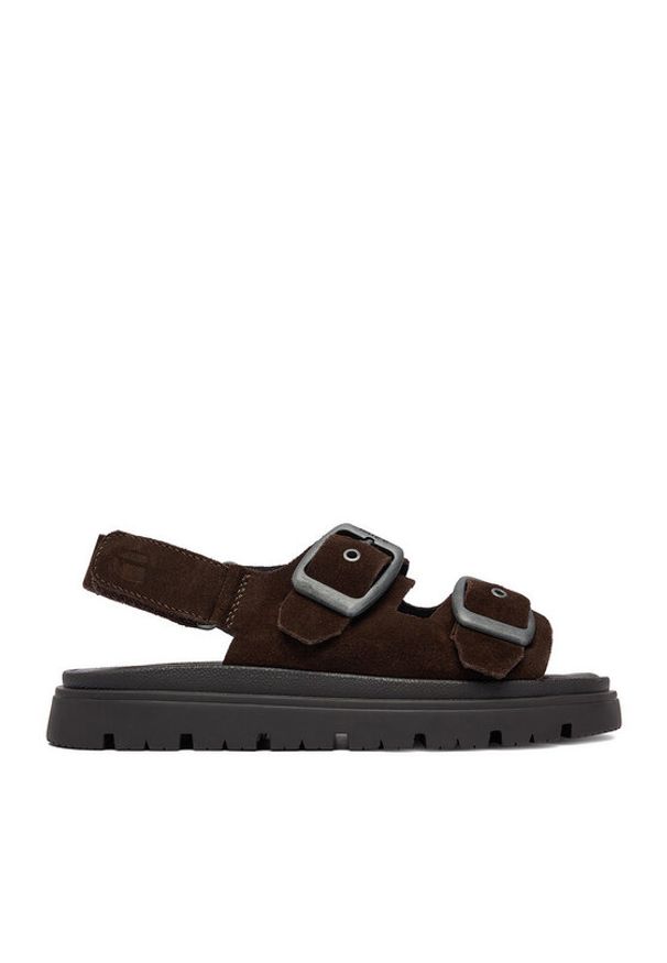 G-Star RAW - G-Star Raw Sandały CEO-WI16-MARS-01 Brązowy ciemny. Kolor: brązowy. Materiał: skóra, zamsz