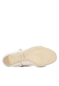 MALONE SOULIERS Klapki Norah 70-157 Écru. Materiał: skóra