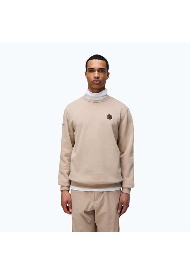 Bluza męska Napapijri B-Badge C. Kolor: beżowy