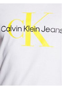 Calvin Klein Jeans T-Shirt J30J320806 Biały Regular Fit. Kolor: biały. Materiał: bawełna #5