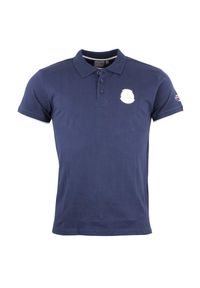 PEAK MOUNTAIN - Polo Peak Mountain Cornelius. Typ kołnierza: polo. Kolor: wielokolorowy, niebieski, szary. Długość rękawa: krótki rękaw. Długość: krótkie. Wzór: jednolity #1