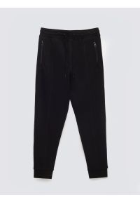 Big-Star - Spodnie męskie dresowe czarne Wladorp 906. Kolor: czarny. Materiał: dresówka. Wzór: ze splotem #3