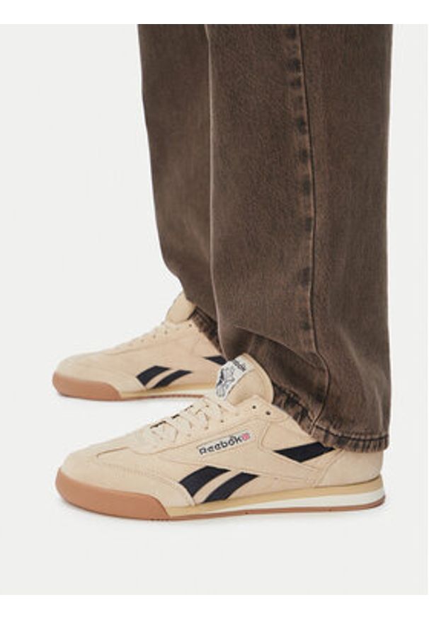 Reebok Sneakersy SS-CAMPIO XT 100244970 Beżowy. Kolor: beżowy. Materiał: zamsz, skóra