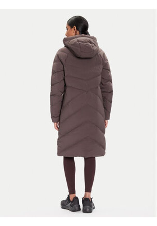 Jack Wolfskin Kurtka puchowa Marienplatz 1206971 Brązowy Regular Fit. Kolor: brązowy. Materiał: syntetyk