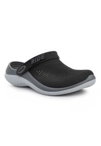 Klapki Crocs LiteRide 360 Clog M 206708-ODD czarne. Kolor: czarny. Materiał: syntetyk, materiał