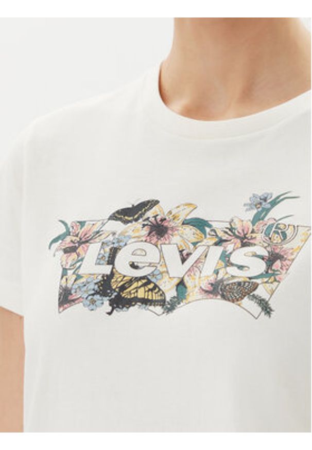 Levi's® T-Shirt Perfect 17369-2948 Biały Standard Fit. Kolor: biały. Materiał: bawełna