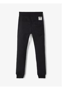 Name it - NAME IT Spodnie dresowe 13147424 Czarny Regular Fit. Kolor: czarny. Materiał: bawełna #2