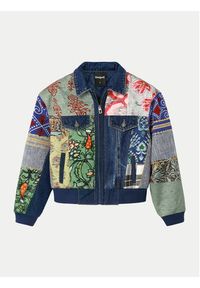 Desigual Kurtka jeansowa Amsterdam 24WWED32 Kolorowy Regular Fit. Materiał: syntetyk, bawełna. Wzór: kolorowy #2