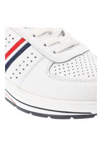 Białe Sneakersy S.Barski Modne Obuwie Damskie. Okazja: na spacer. Kolor: biały. Materiał: jeans, materiał. Sport: turystyka piesza