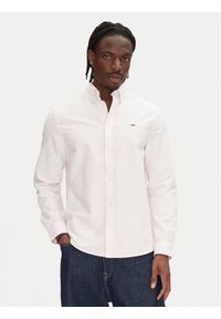 Tommy Jeans Koszula DM0DM21298 Różowy Regular Fit. Kolor: różowy. Materiał: bawełna