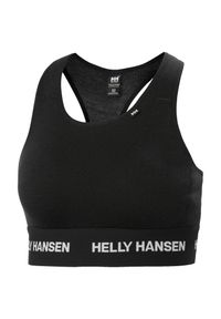 Biustonosz dla kobiet Helly Hansen Lifa Merino Midweight. Kolor: czarny. Materiał: wełna. Sport: turystyka piesza #1