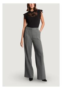 Morgan Bluzka 261-DLIVE Czarny Regular Fit. Kolor: czarny. Materiał: syntetyk #4